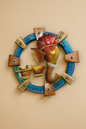 Ganesh Ji Metal Wall Art | Ethnic Handicraft Wall Décor for Living Room