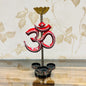 Handcrafted OM Tealight Candle Holder – Spiritual Home Decor | Metal Handicraft