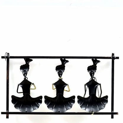 Indian Folk Musician Wall Art | Handmade Metal Wall Hanging | Set of 3 Ethnic Wall Decor | Traditional Indian Home Decor Gift
